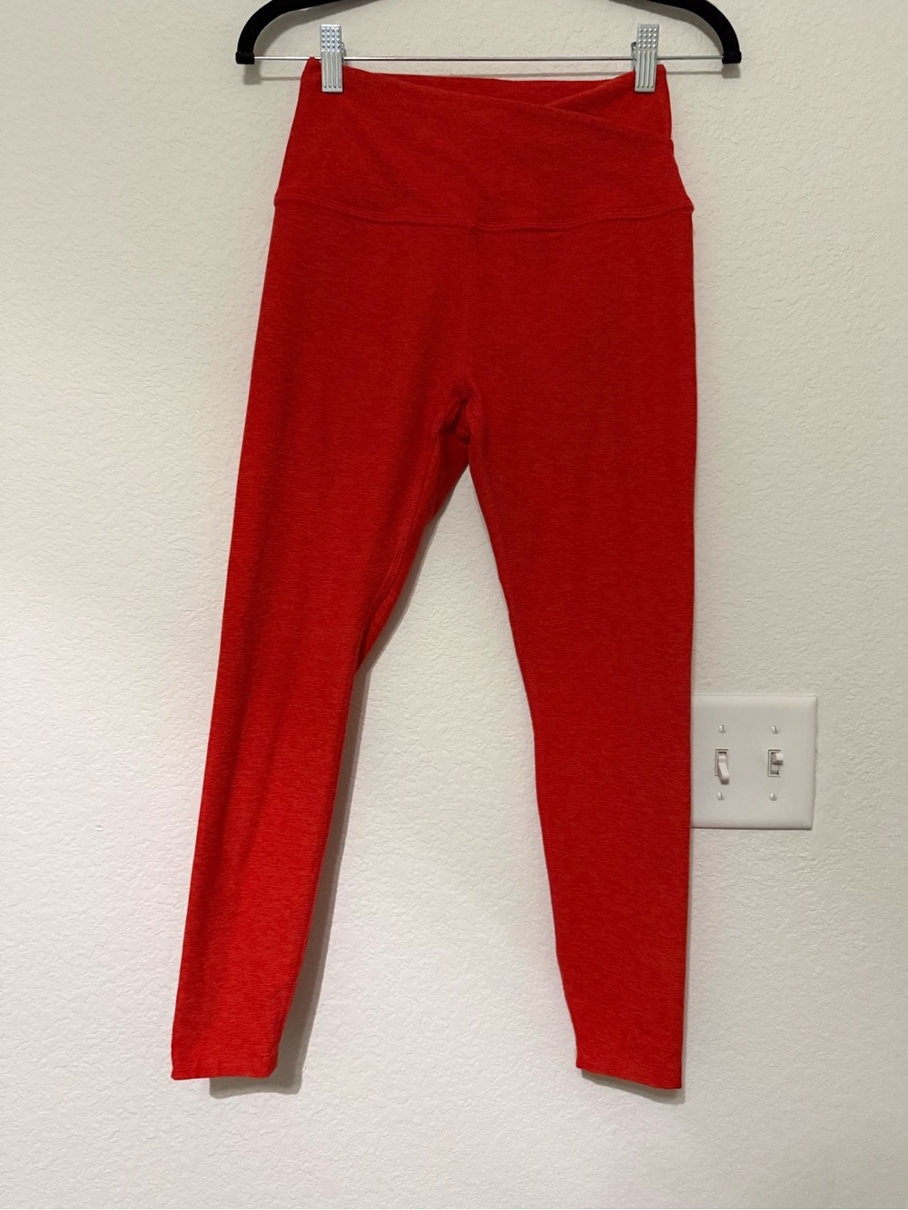 Beyond Yoga Bright Red High-Waist Leggings